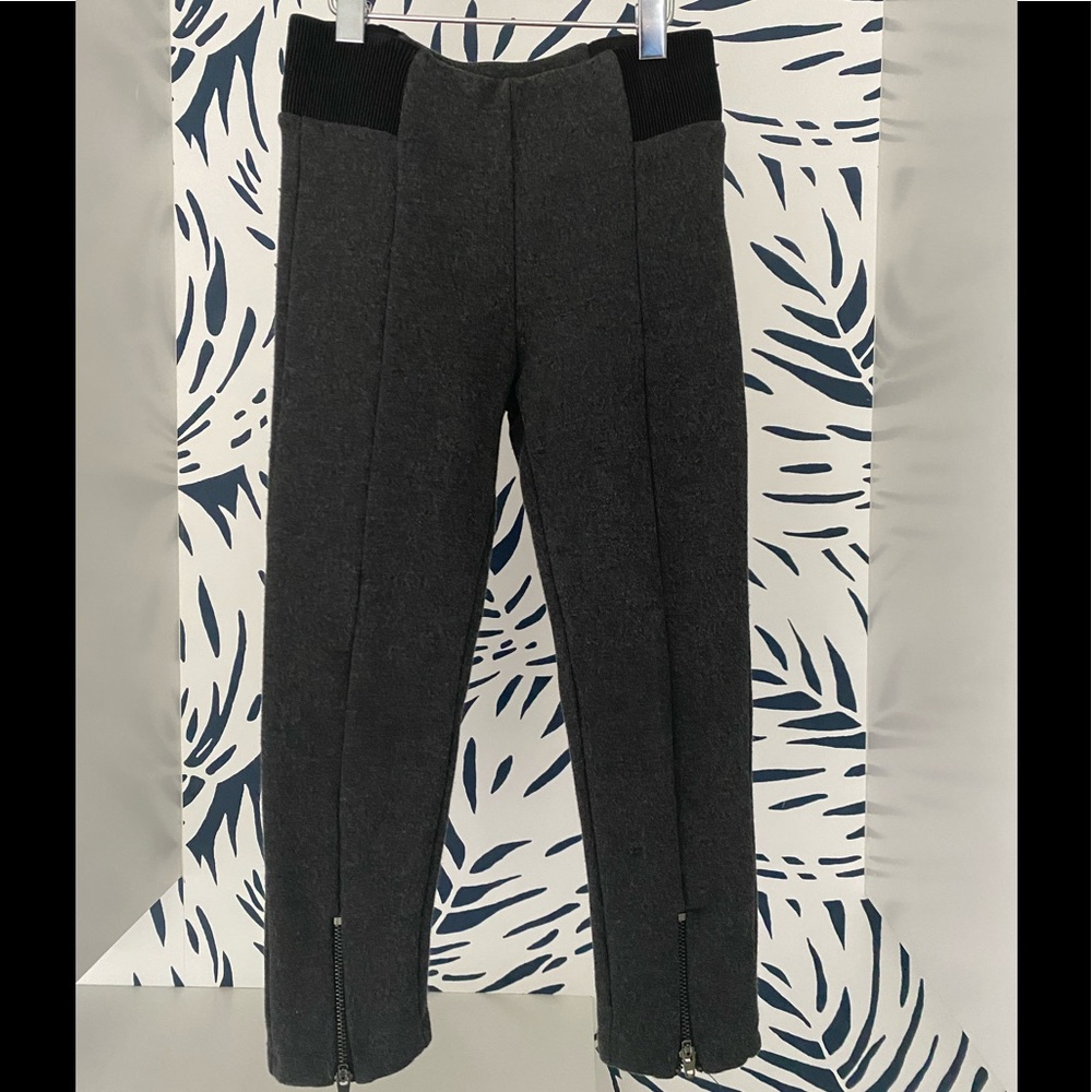Zara Girls Collection Crop Zipper Leggings Size 6
